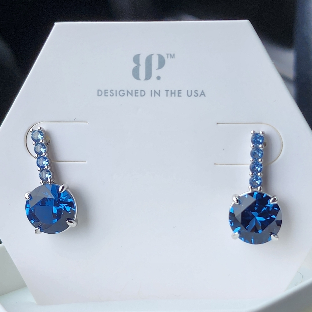 BLUE Spinel Earrings, Ring Bomb Party, RBP5758